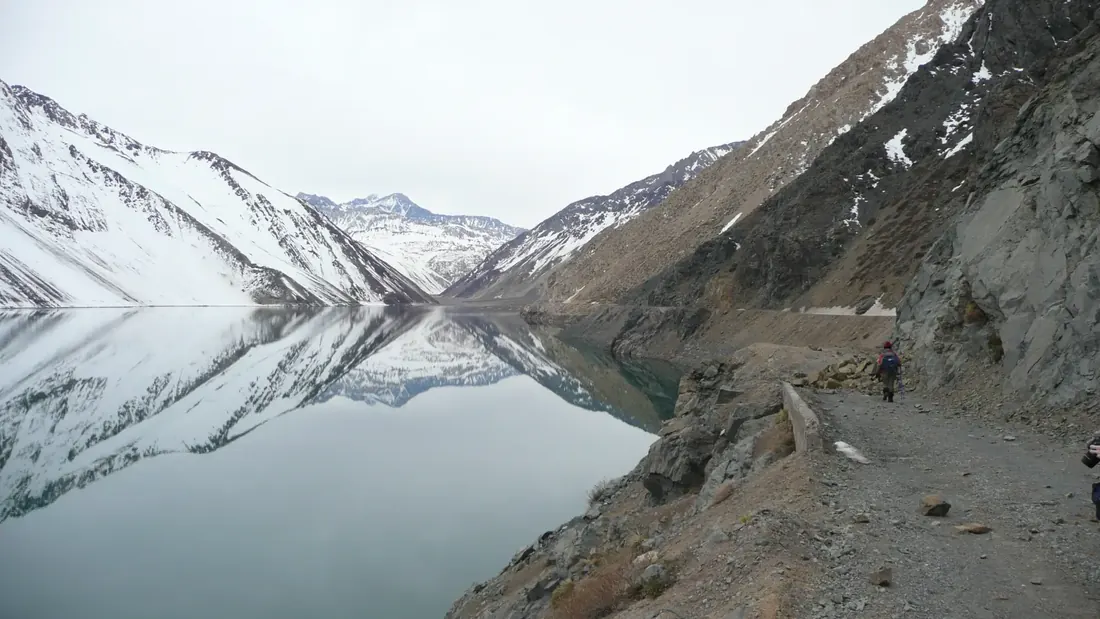 Embalse El Yeso, en el Cajón del Maipo